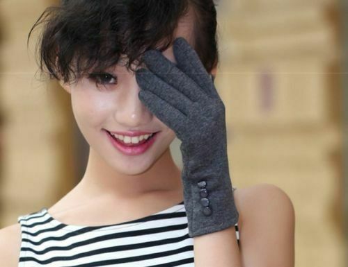 Guantes cálidos con pantalla táctil para mujer, manoplas cálidas para deportes al aire libre, teléfono móvil, Invierno