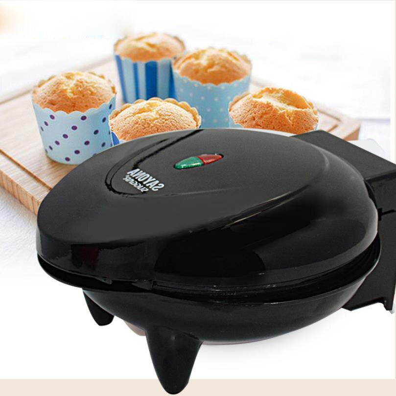 220V EU Mini Electric Cupcake Maker Muffin Small Cup Lollipop Cake Baking Machine Waffle Breakfast Pan Eggs Tart Ball Oven