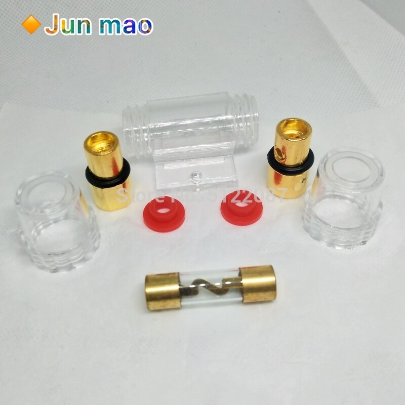 1 Set 30A 40A 50A 60A 70A 80A 100A Agu 10*38 Mm Zekering & Houder Car Audio Refit zekeringhouder Auto Stereo Audio Stroomonderbreker Inline