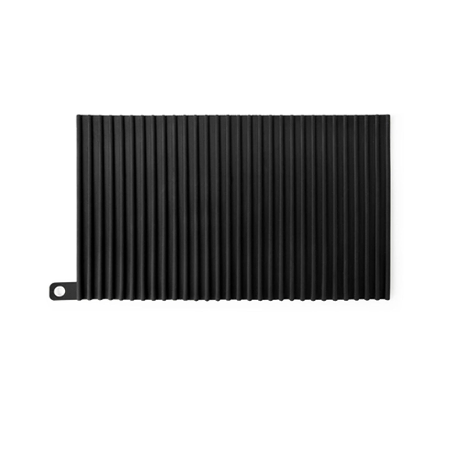 Tapete aislante para cocina, tapete colgante para escurrir el fregadero, tapete para mesa de comedor, vajilla aislante antideslizante para restaurante, herramientas de cocina, 1 ud.: Negro