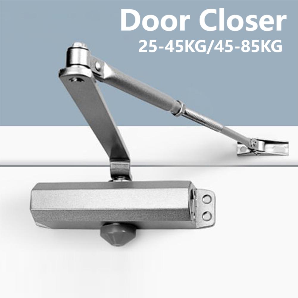 Automatic Door Closer Spring Hydraulic Buffer Door Stopper Adjustable Speed Door Closing Equipment For 25 to 80KG Door Hardware