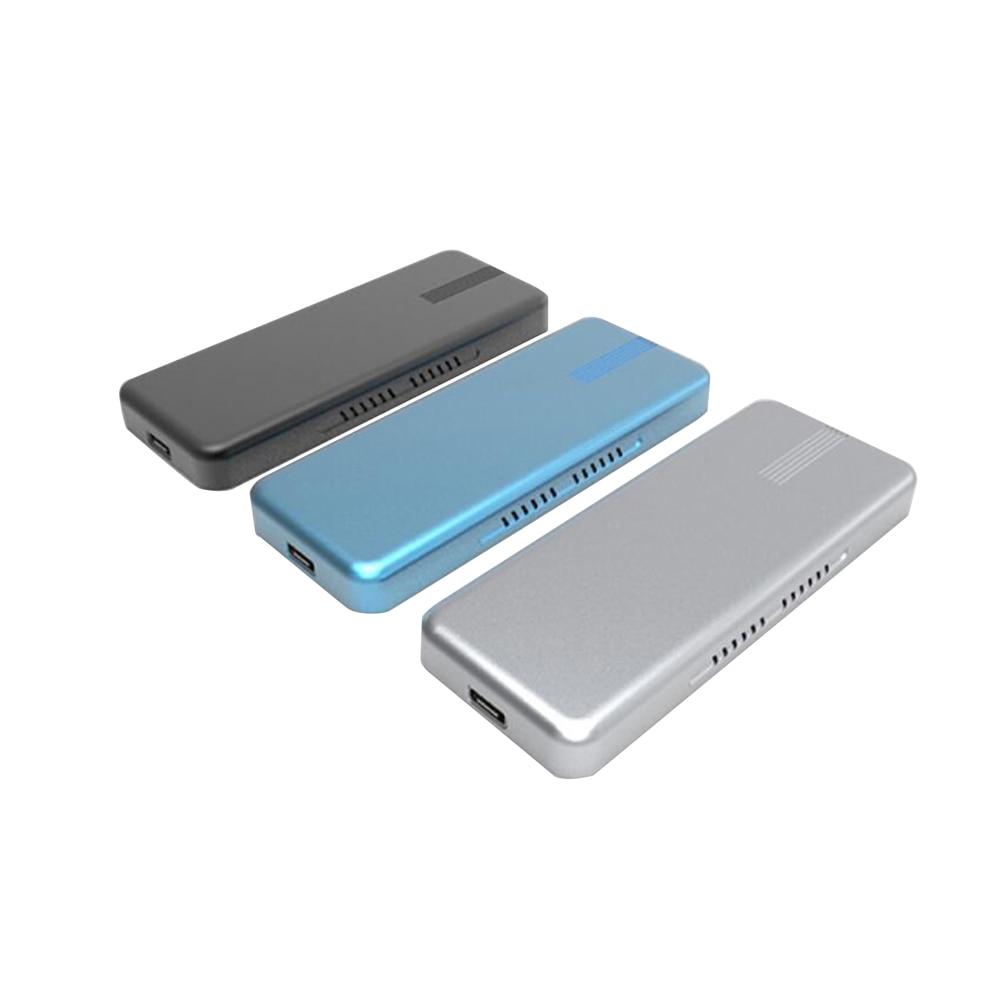H1111z pcie nvme usb 3.1 ssd kabinett m .2 to type c adapter 10 gbps støtter 6tb kapasitet m nøkkel harddisk ekstern stasjon ssd deksel