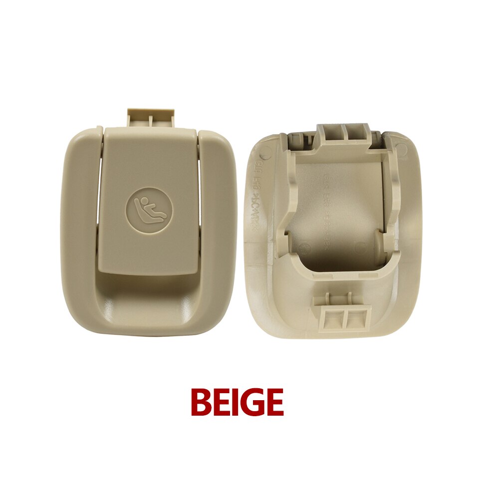 Anclaje Interior de asiento de seguridad para niños, cubierta de conector de botón ISOFIX para BMW 2S F45 F46 X1 F48 F49 X2 F39: F48 F49 F39 BEIGE
