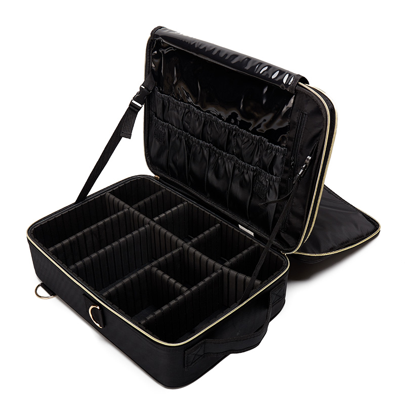 Voyage Épaule Sac À Dos Titulaire De Maquillage Boîte De Rangement Organisateur De Toilette Oxford Sacs À Main Beauté Manucure Cosmétique