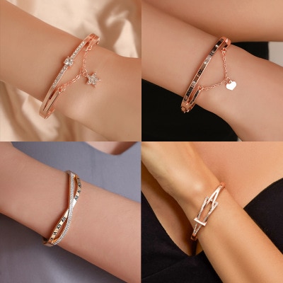 Korean version of the best-selling wild love geometric bracelet watch accessories to send girlfriends birthday