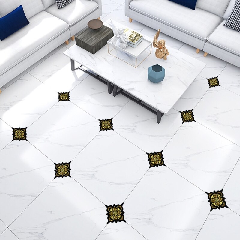 25Pcs Self Adhesive Floor Tile Stickers Waterproof Beauty Seam Sticker Peel Stick Wall Gap Decals Bedroom Bathroom Kitchen Decor
