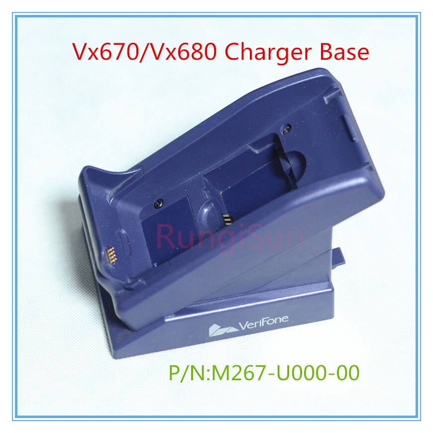 cargador Original Verifone Vx670 Vx680 base negra/azul