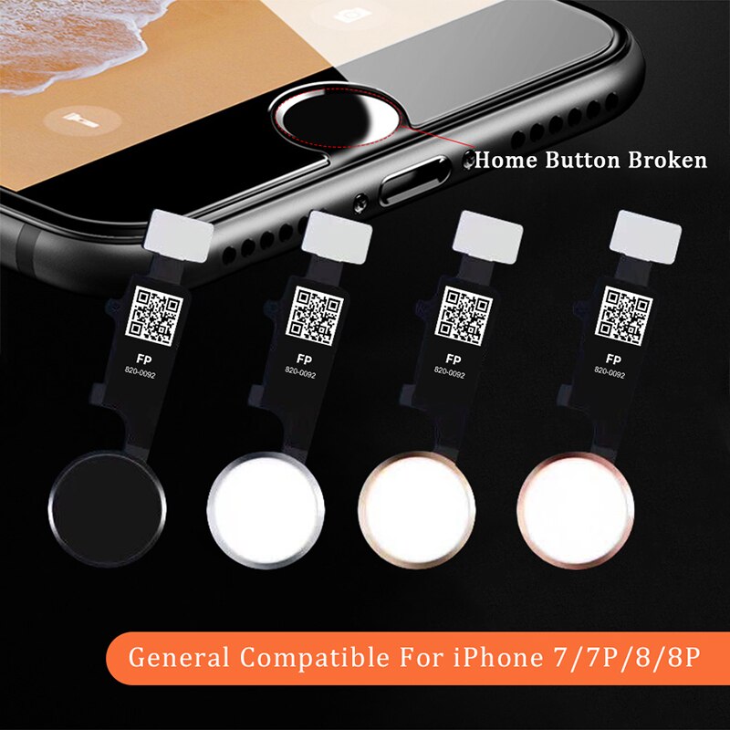 Fixerparts Universal Home Button Flex For iPhone 7 7 plus 8 8plus with return function