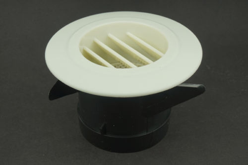 70mm Montage Dia Verstelbare Disc Type Ronde Air Vent Outlet Ventilatie Grill Cover Flens