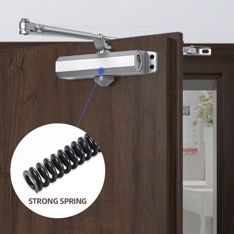 Automatyczne zamykanie drzwi, regulowana siła, urządzenie robić zamykania drzwi buforowych, zatrzymanie pozycjonowania 90 stopni, używane robić drzwi o wadze 25-80kg