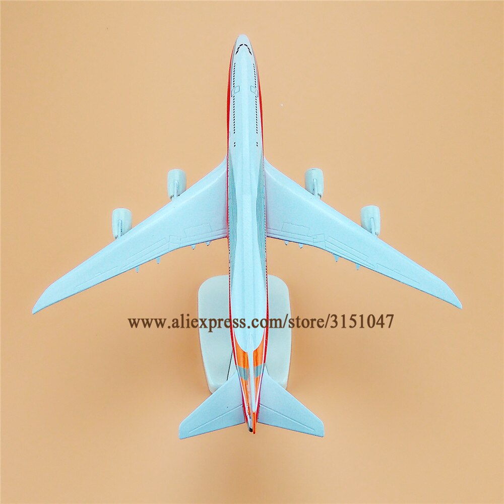 Alloy Metal Prototype Air B747-8 Boeing 747 747-8 Airlines Airplane Model Plane Model Stand Aircraft Kids 20cm