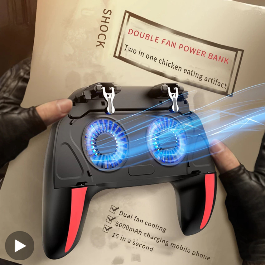 Controller per iPhone Android Trigger Pubg accessori per cellulari dispositivo di raffreddamento del telefono cellulare raffreddamento Gamepad Joystick gioco per Smartphone