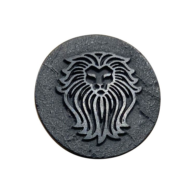 Shungite EMF Protection Cell Phone Sticker Anti EMF Stickers for Phone and Computer Round Dot EMF 5G Radiation Blocker Sticker: Lion