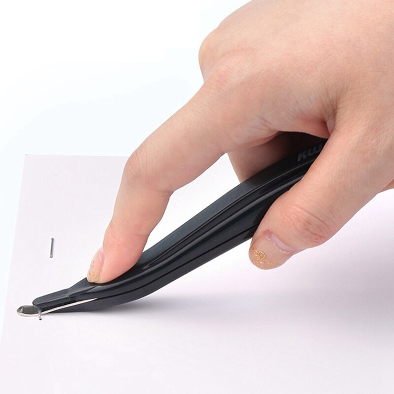 2pcs Portable Staple Remover Manual Removable Magnetic Head Less Effort Staple Removal Tool Home Office School Desk Accessories