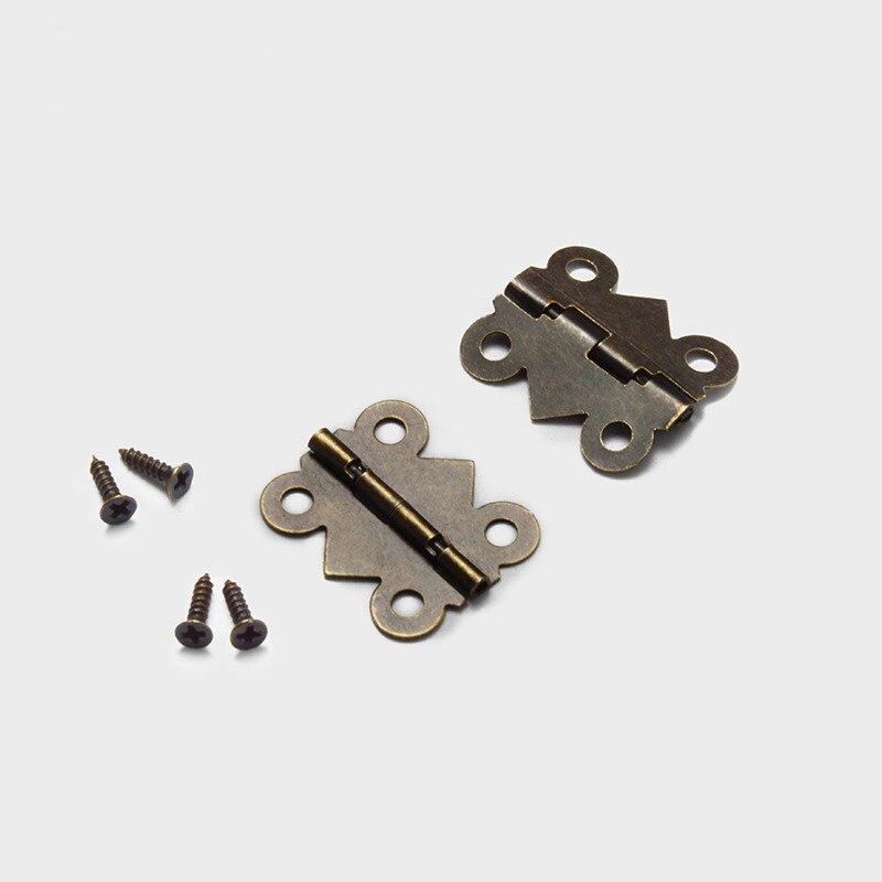 Retro Mini Miniature Jewel Box Casket Hinges 90 Degree Small Hinge