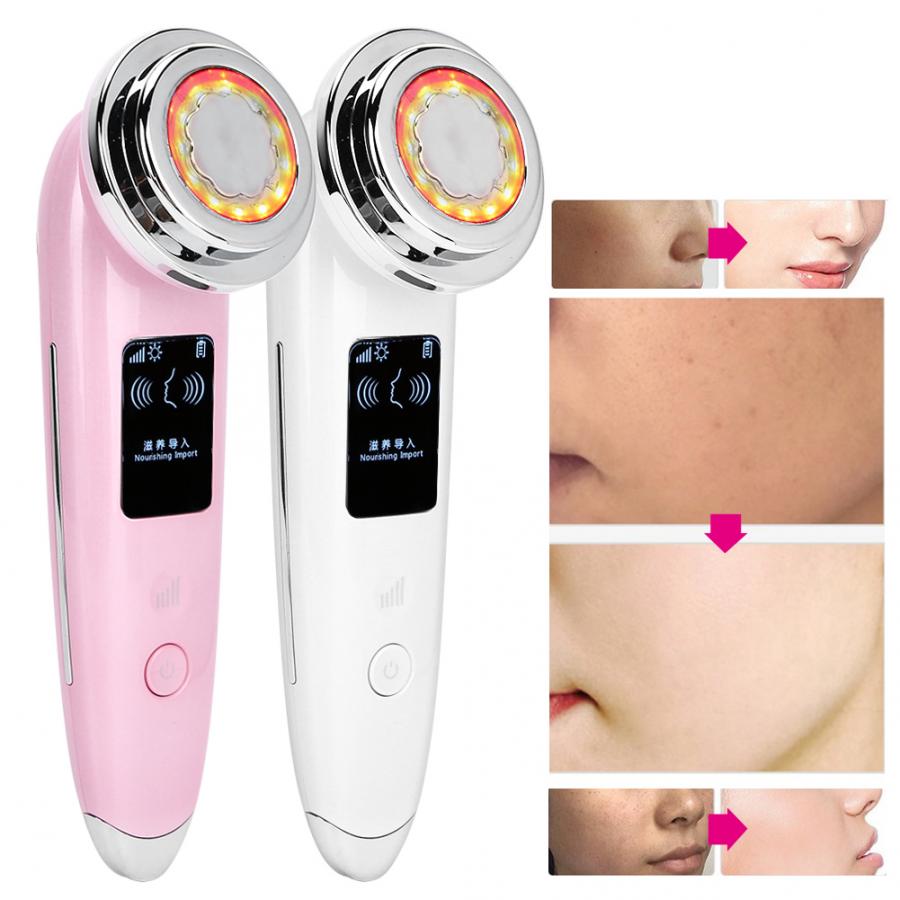 Photon Light Therapy Machine Digital Vibration Face Lifting Tightening Household Eye Care Essence Import Beauty Massage Devices