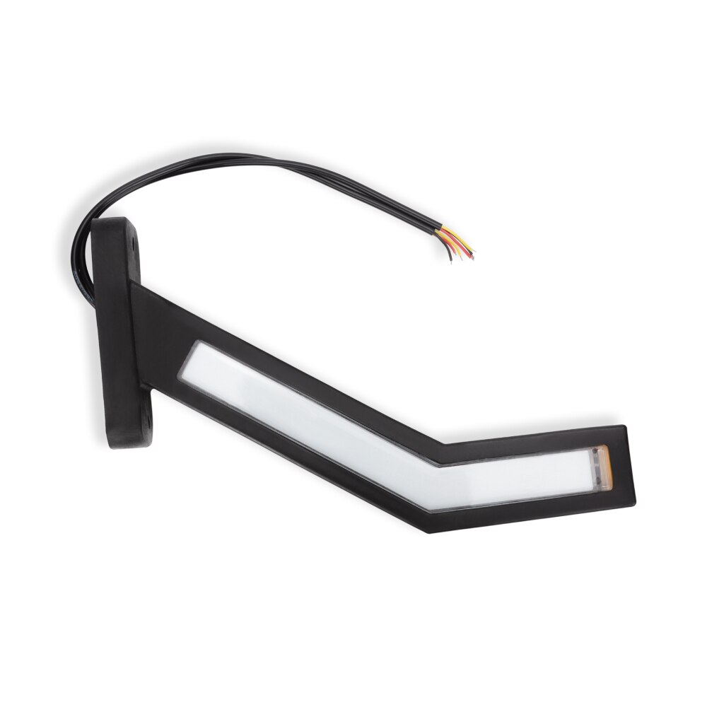 2PCS Trailer LED Side Marker Lighting Contour Marking Truck Lights 12-24V Truck Light Trailer Side Marking Signal Light