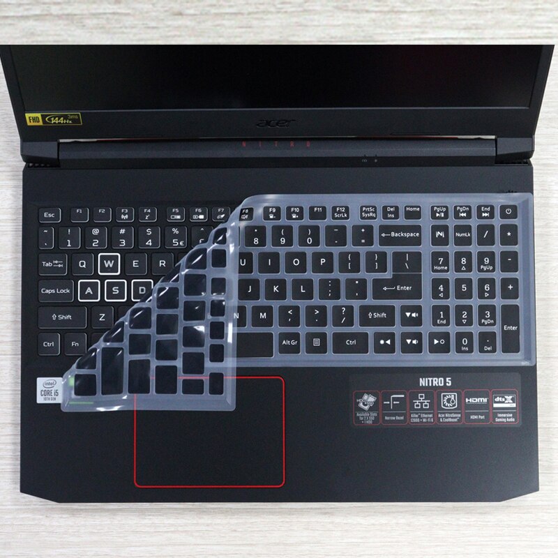Silicone Laptop Keyboard Cover Skin Protector For Acer Nitro 5 AN517-52 AN517-51 AN517-41 AN517 52 51 41 17.3 inch Notebook