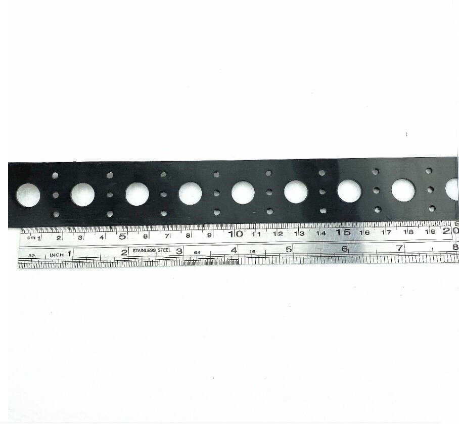 MegaTree Mounting Strip for 12mm RGB-Pixel/RGB-Dumb-Pixel,2000 holes,50m/roll