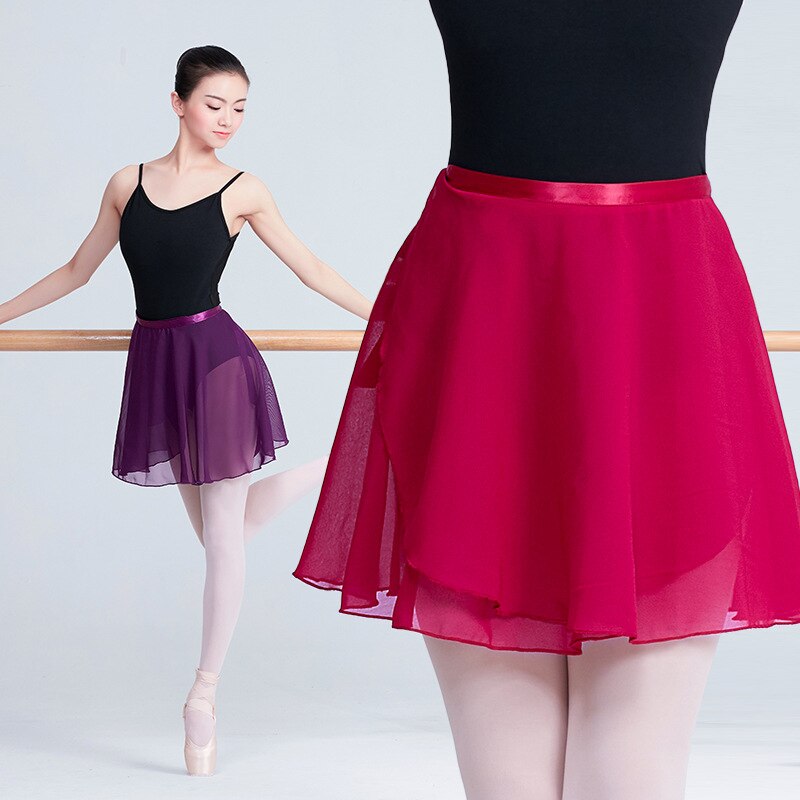 Adult Ballet Dance Practice Clothes Half-Length Sand Dress Chiffon Long Skirt Big Swing Dance Dress Ballet Dance Skirt Costume