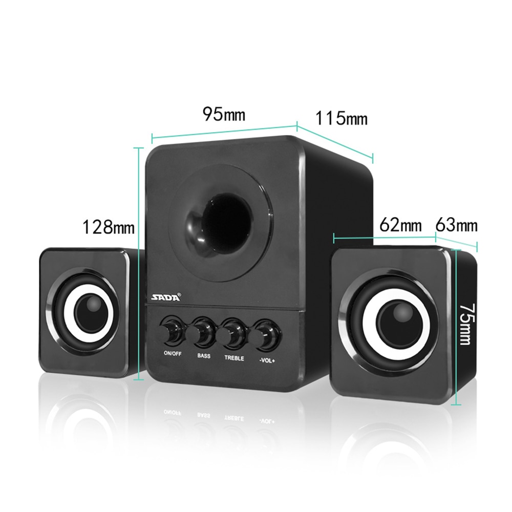 SADA D-203 USB Verdrahtete Kombination Lautspreche... – Vicedeal