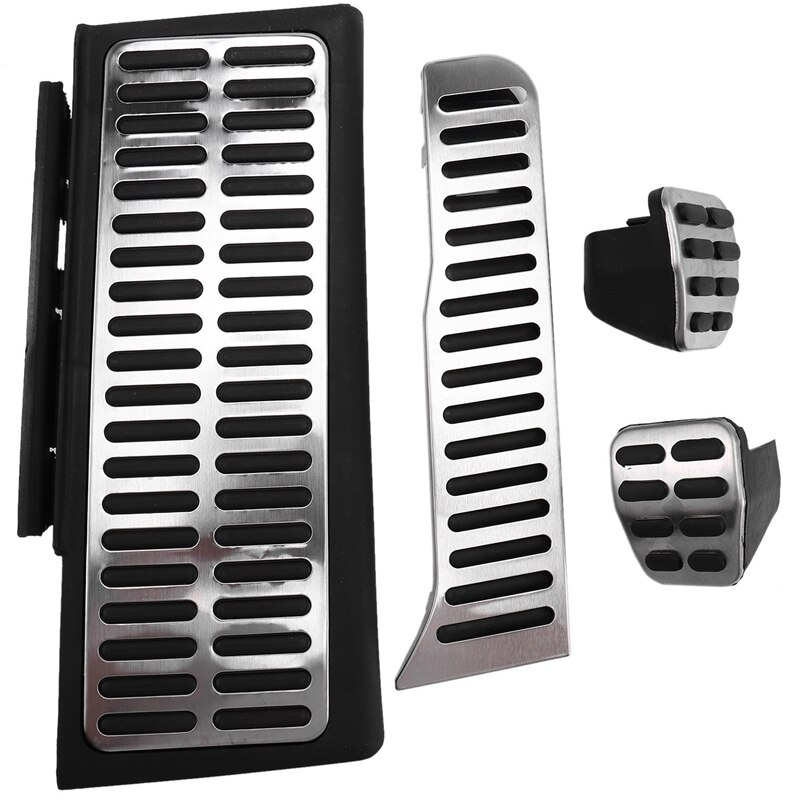 Set Van 3 Roestvrijstalen Pedaalplaten Voor VW Up, E-UP, GTI (2012-2022) – AT/MT
