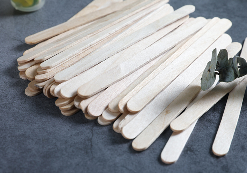 40Pcs/Lot Wooden Ice Cream Sticks Pop Popsicle Wood Sticks Art Crafts Ice Cream Tools Kids Handwork