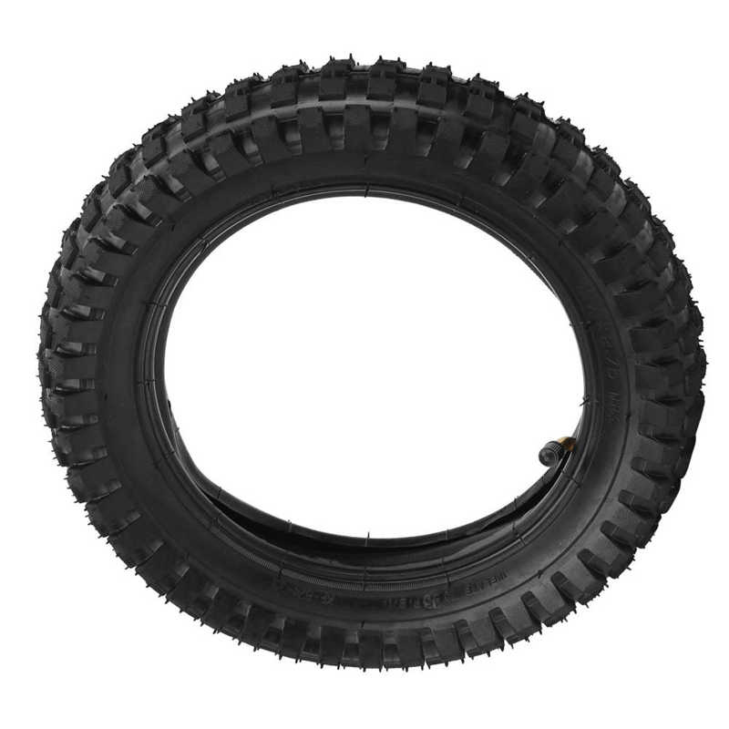 E-Bike Tire 12 1/2x2.75 Electric Bicycle Tire and Inner Tube Replacement Inflatable Rubber Tire Rubber Tire