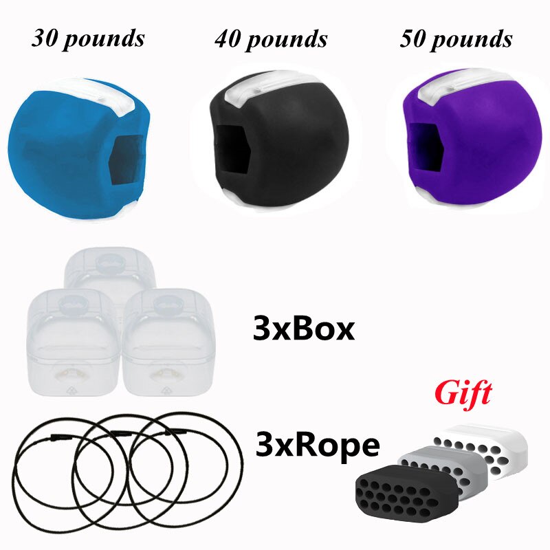 Simulator for Cheekbones Jaw Exerciser Jawline Jawzrsize Trainer Exercise Ball Jawliner Jawrsize Line Chew Ball Workout Muscle: Burgundy