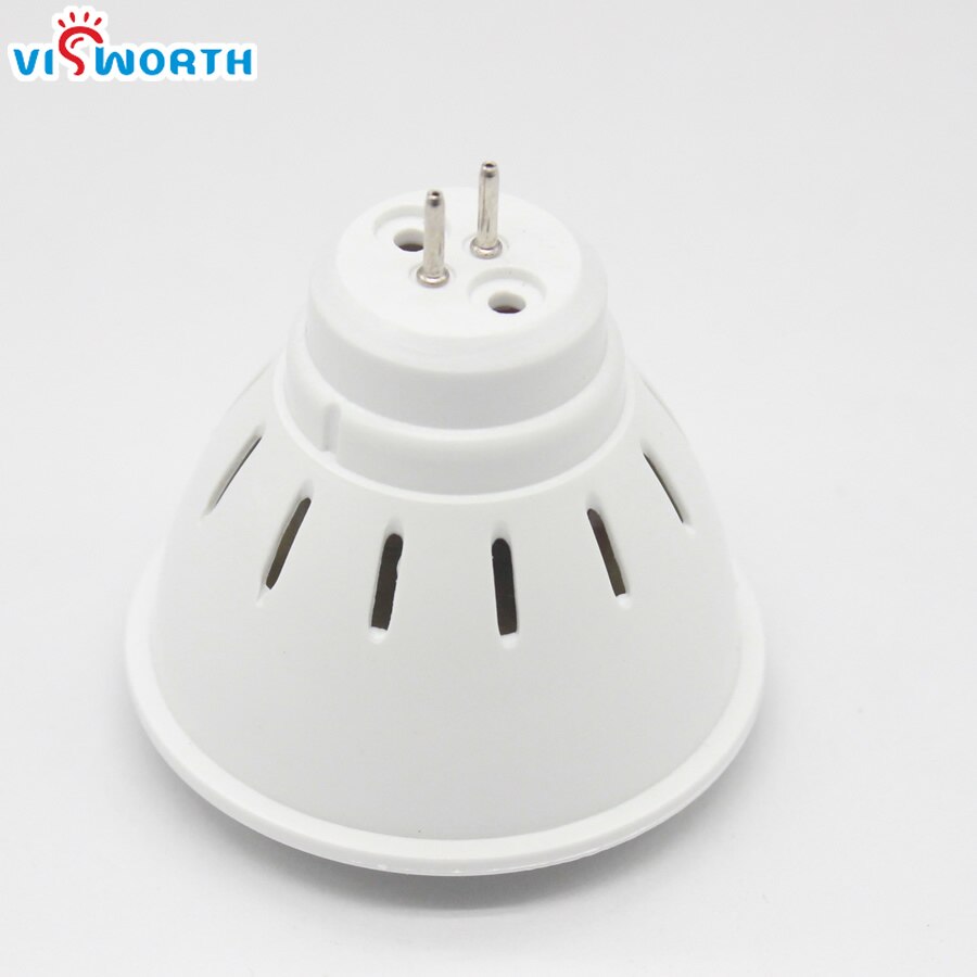 5w ledet  g5.3 MR16 utgangspunkt lampe kopp ledet søkelyset 24 ledet hvit linse fabrikkuttak hvit farge varm hvit ultra lyssterk