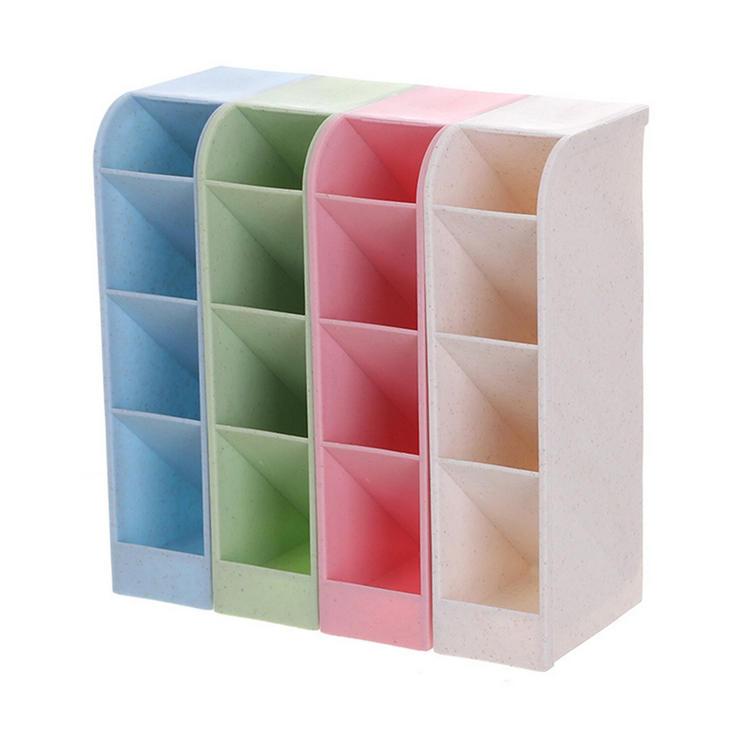 4 sztuk w różnych kolorach 4-krata Organizer na biurko schowek nosiciel kijów golfowych dla papeterii skarpetki narzędzia robić makijażu Dom gabinet szkolne