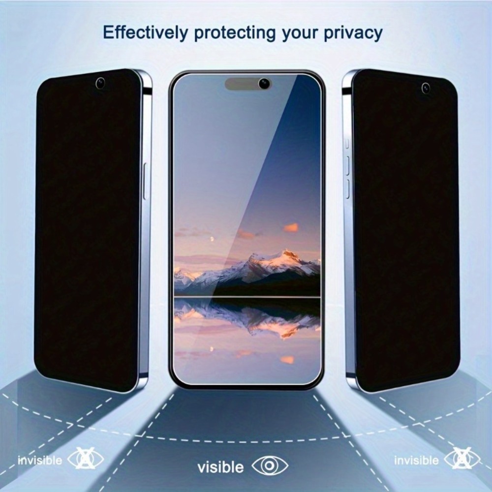 3Pcs Anti Spy Full Screen Protector for iPhone 17 15 16 Pro Max 13 12 Mini Tempered Glass for iPhone 14 13 12 11 Pro 15 14 Plus
