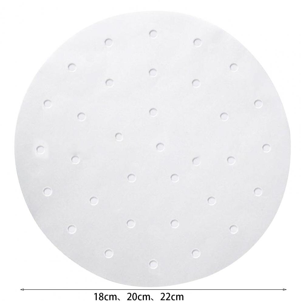 200Pcs Baking Paper Perforated Grease Proof Fryer Liners Heat Resistance Paper Liners White Parchment Paper Sheets for Cooking
