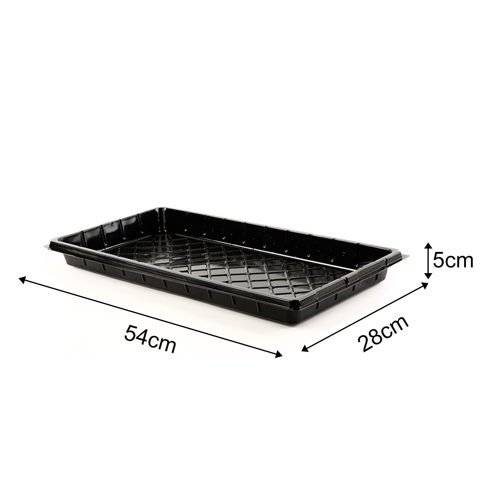 Strong Seed Starting Plant Growing Trays (Without Holes) Durable Reusable Flower Pots Grow Nursery Germination Box Garden Decor