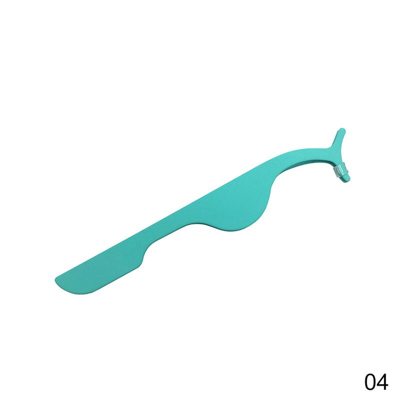 1Pc Valse Wimper Pincet Valse Wimpers Applicator Wimper Extension Curler Nipper Auxiliary Clamp Make Pincet: 04