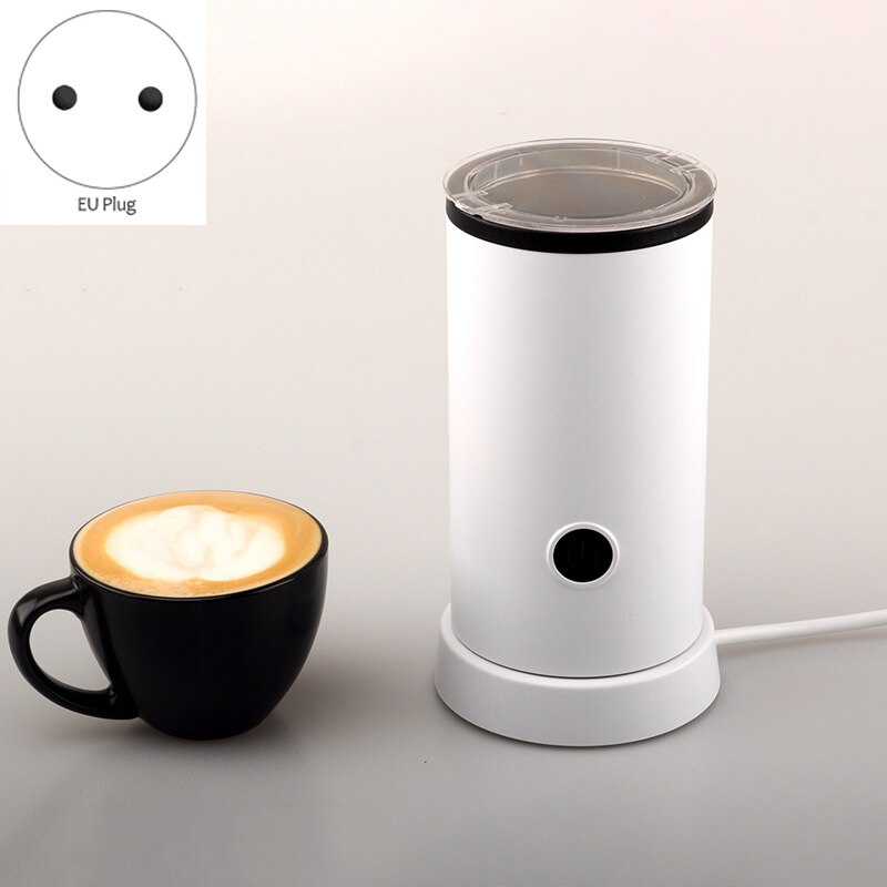 Automatisk mjölkskummare kaffeskummare behållare skum cappuccinomaskin elektrisk kaffeskummare mjölk eu-kontakt