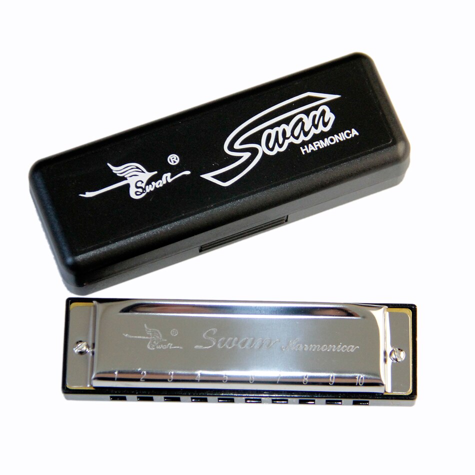 SWAN SW1020 C Key 10 Holes Blues Harmonica