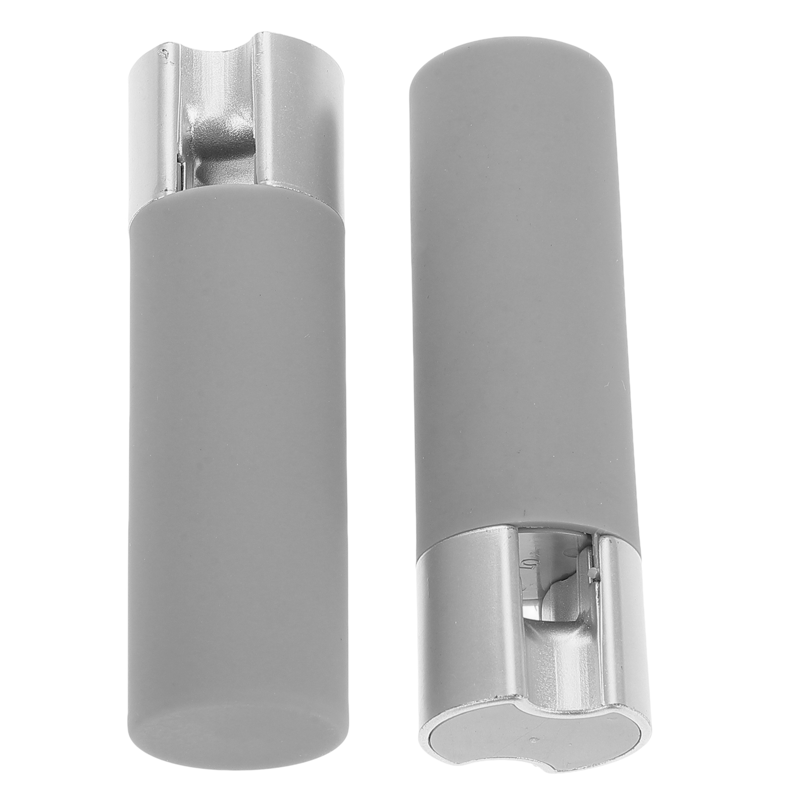 2 stk. rullegardin vedhæng gardiner persienner snorholdere tilbehør trækvægt matteret mørklægning plastik jernhåndtag gardin