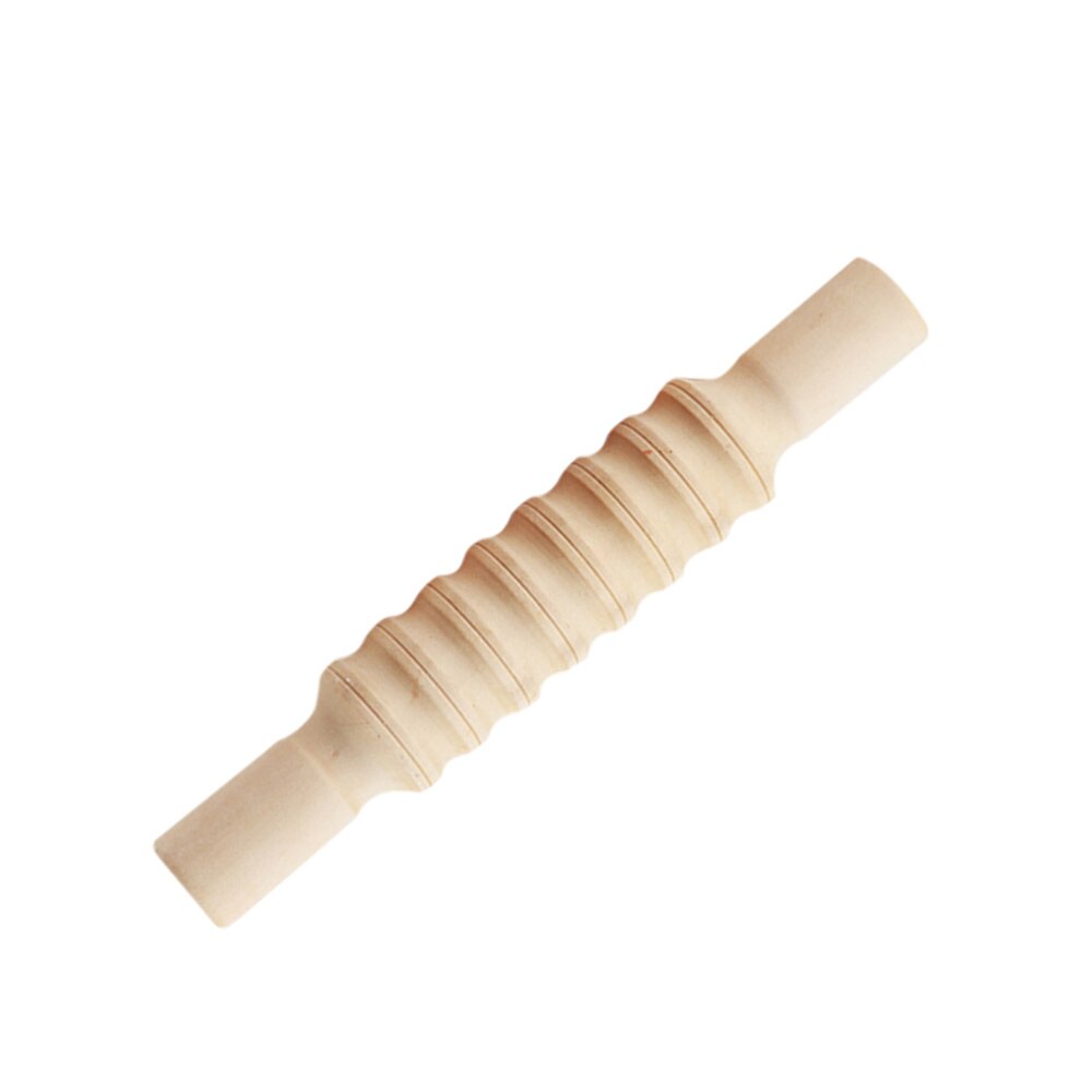 Pottery Clay Roller Clay Rolling Rod Mud Rolling Stick Ceramic Craft Tool (Stripe )