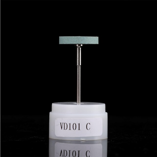 Dental Laboratory Diamond Rubber Polisher Removing Finishing Zirconia No Need Water Cooling Generate Little Heat: VD101 C