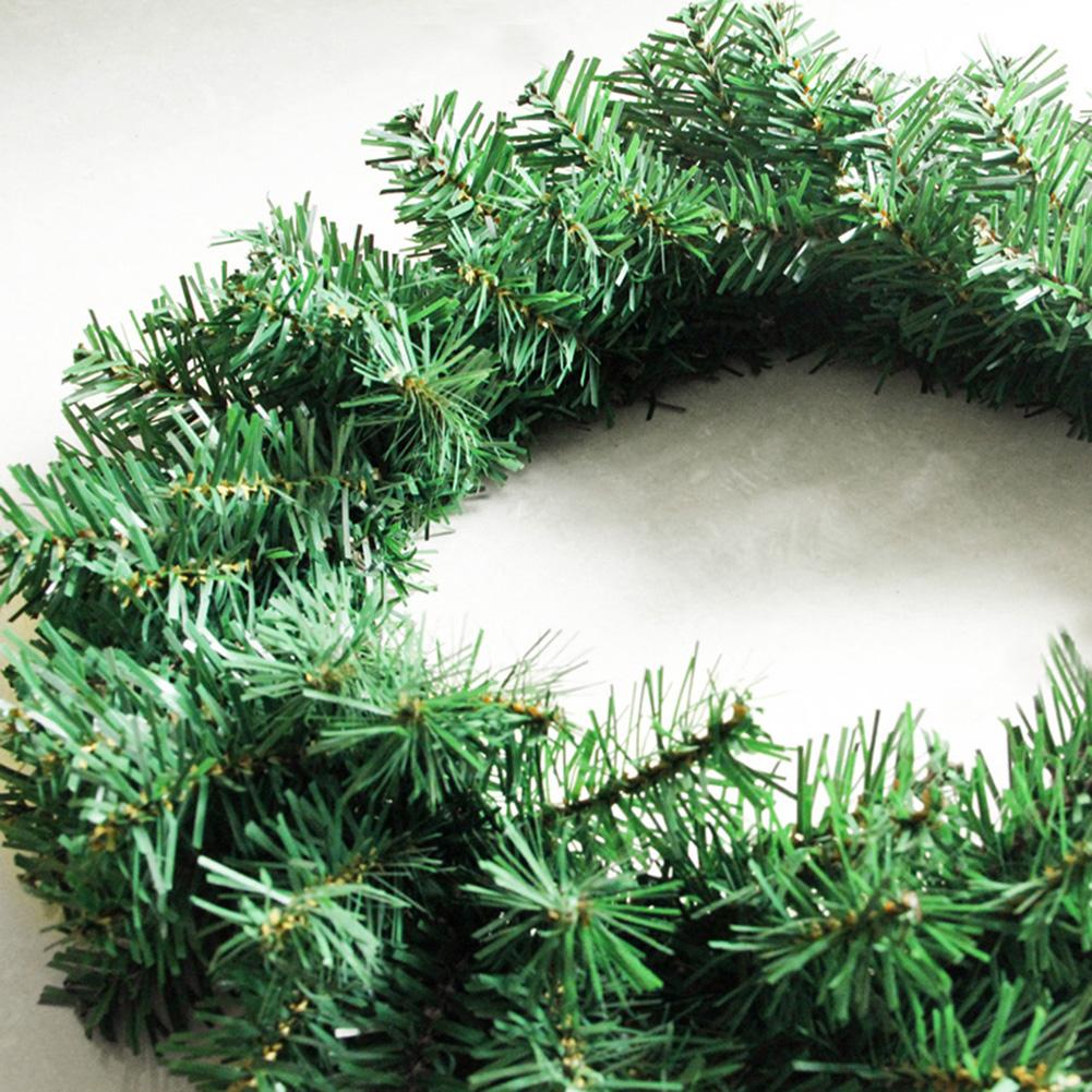 Christmas Garland Green Bare Xmas Door Wreath Christmas Decor