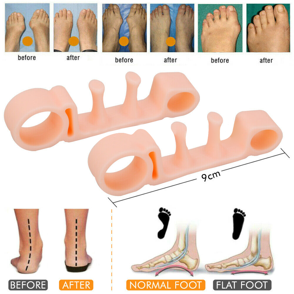 Bunion Corrector Toe Separators Silicone Gel Elastic Straighteners Spacers