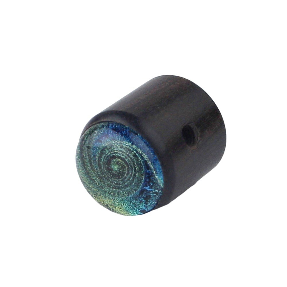 GUYKER Ebenholz Potentiometer Knopf sternenklar Himmel Oberfläche Innen Durchmesser 6MM für Gitarre Bass Zubehör: 1 Stck