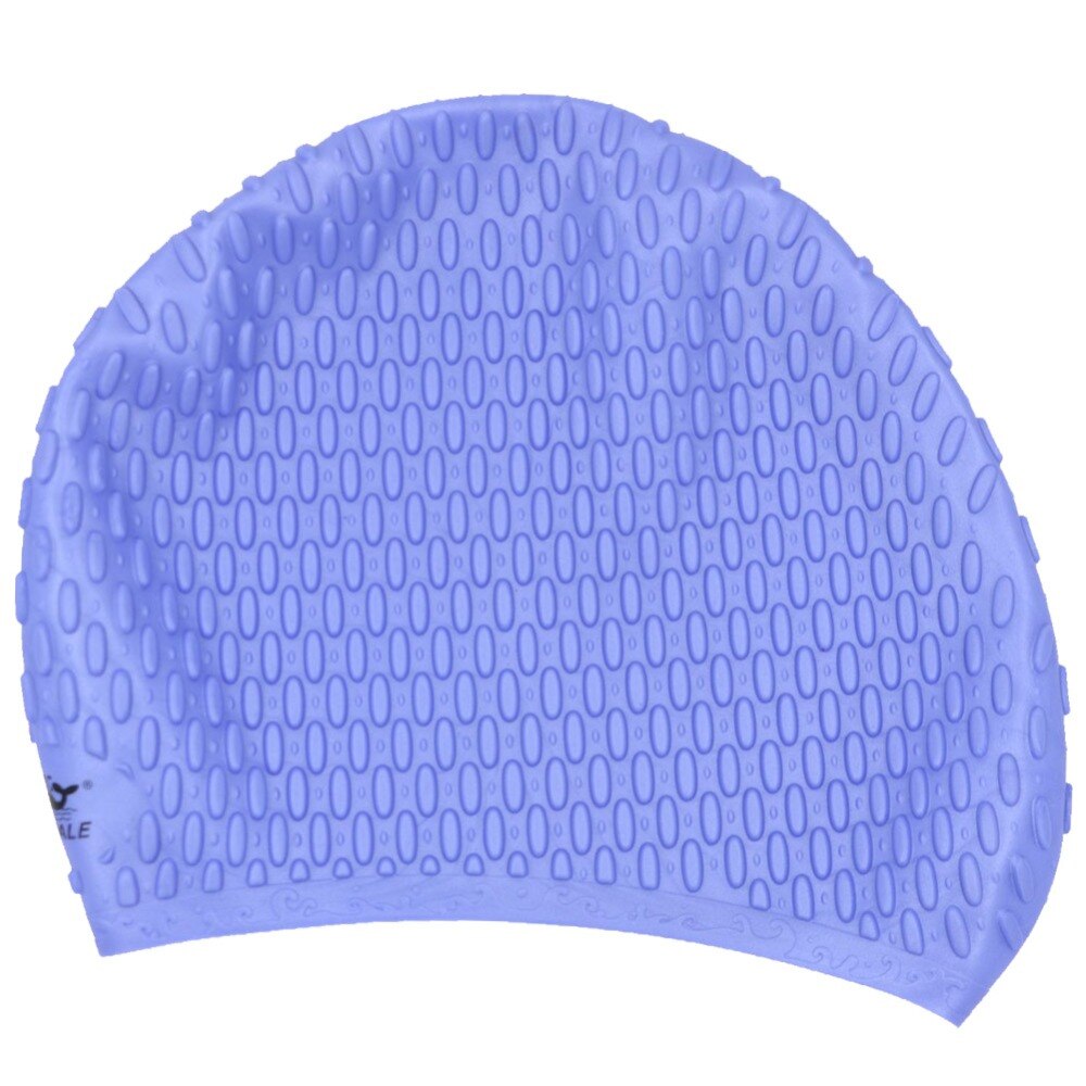 Whale Flexibele Waterdichte Siliconen Badmuts Unisex Volwassen Waterdrop Zwemmen Hoed Cover Bescherm Oor Zwemmen Caps: swimming caps