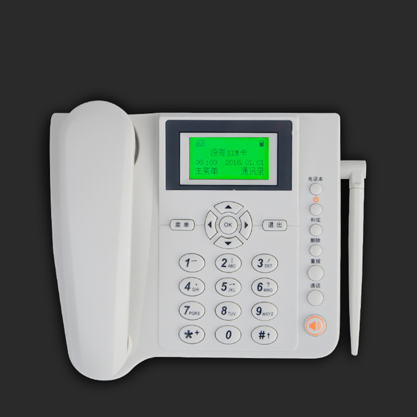 Gsm Sim-kaart Desktop Draadloze Telefoon Thuis Vaste Telefoon Wall Mount Met Antenne Vaste Mobilofoon Bedrade Telefoon