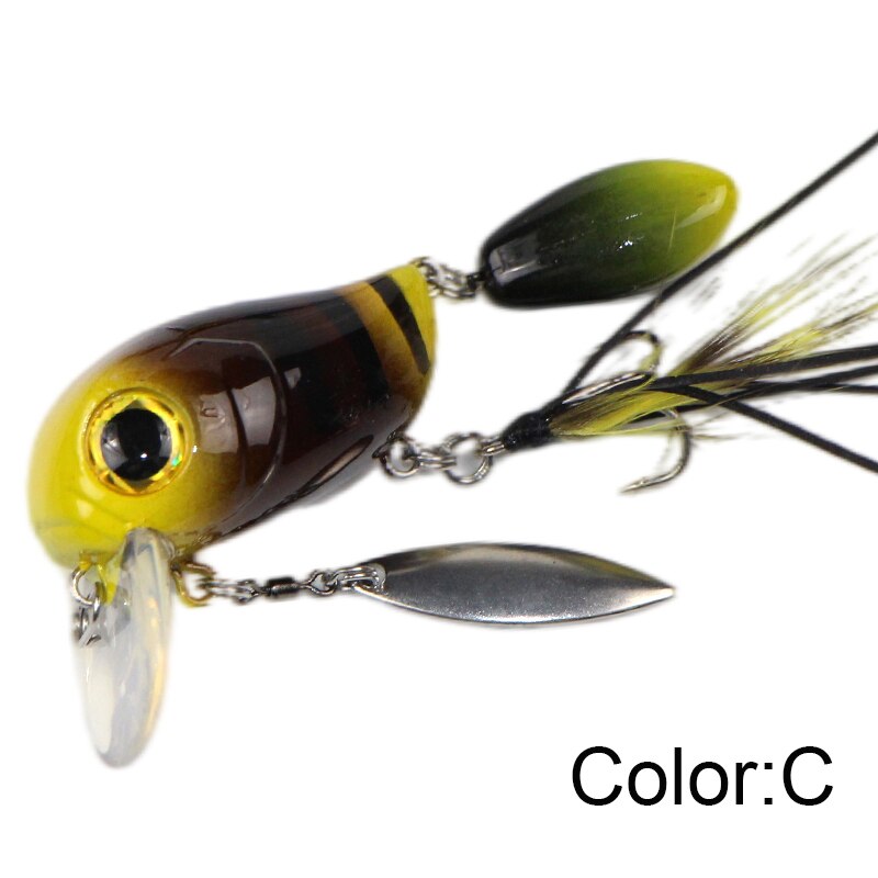 Histolure fiske sluk  sa40 sveiv 40mm 8g 12 farger flytende sluk bass gjedde wobblere crankbait: Sa40 c