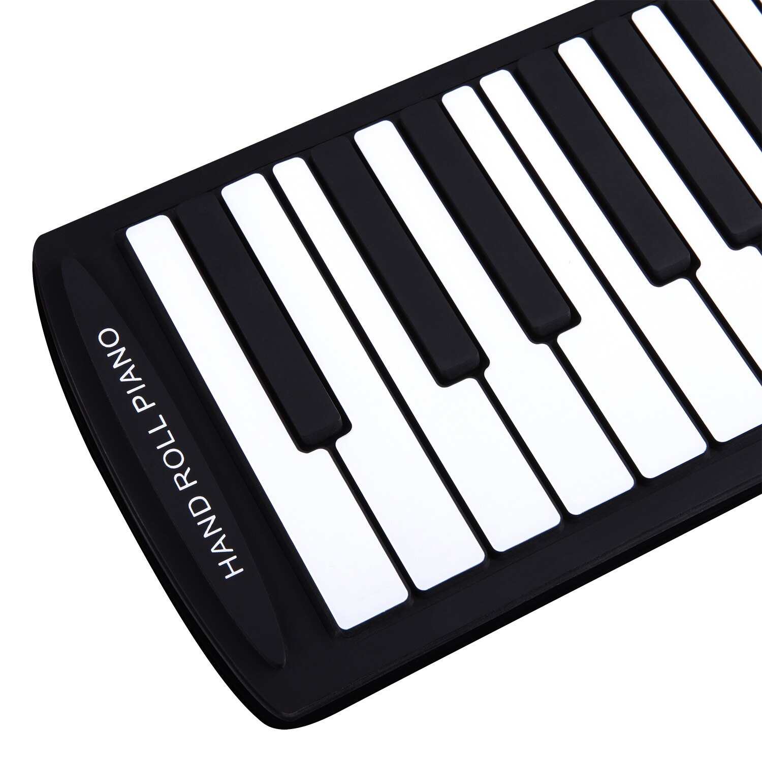Flexible Piano 61 Keys Electronic Piano Keyboard Silicon Roll Up Piano Sustain Function USB Port with Loud Speaker(US plu