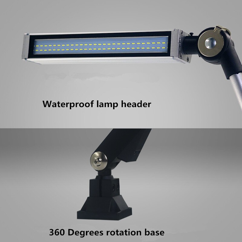 Tube LED Industriel Haofy 10W IP68 - 24V, étanche, Pour Machine CNC, Tour, Atelier, Longueur 380 Mm