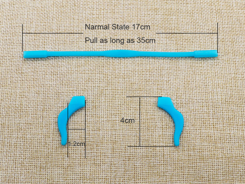 Correas de gafas para niños, funda de goma de silicona para gafas de bebé