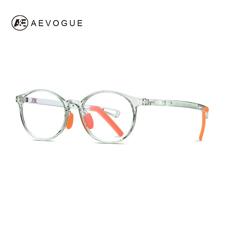 AEVOGUE Child Anti Radiation Optical Frame TR90 Blue Light Blocking Glasses Game Eyeglasses AE0917: NO.4